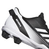 Men's Adidas Icon 7 Mid Baseball Cleats - BLACK/WHITE