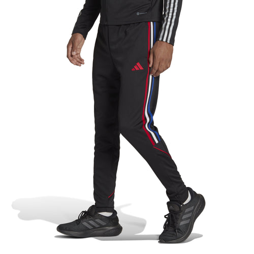 Men's Adidas Tiro Pant - BLACK/RED