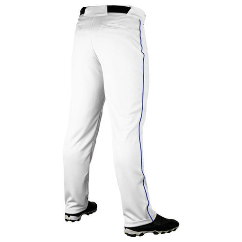 Men's Champro Triple Crown Open-Bottom Baseball Pant with Braid - WHI/ROY