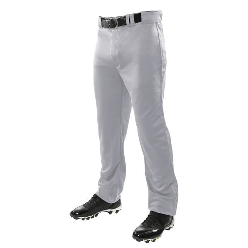 Men's Champro Triple Crown Open-Bottom Baseball Pant - GREY