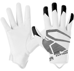 Men's Cutters Rev 4.0 Football Receivers Gloves - WHITE