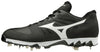 Men's Mizuno 9-Spike Ambition Metal Baseball Cleats - 9000 - BLACK