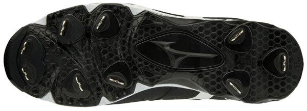 Men's Mizuno 9-Spike Ambition Metal Baseball Cleats - 9000 - BLACK