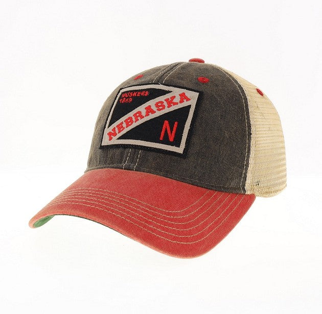 Men's Nebraska Huskers All-In Hat - BLK/SCAR