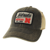 Men's Nebraska Huskers Legacy Plot N Tend Trucker Hat - BLACK