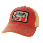 Men's Nebraska Huskers Legacy Plot N Tend Trucker Hat - SCARLET