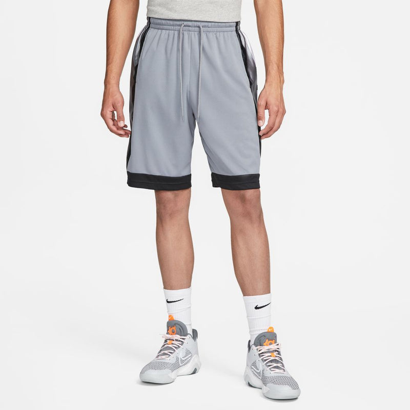 Men's Nike 10" Elite Basketball Shorts - 065 - GREY