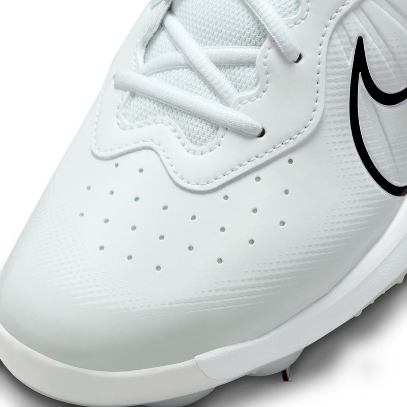Men's Nike Alpha Huarache Varsity 4 Low Baseball Cleats - 100 - WHITE/BLACK