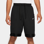 Men's Nike Dri-Fit Elite Stripe Basketball Short - 010 - BLACK