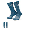 Men's Nike Everday Plus Cushioned Crew Socks - 400 - BLUE