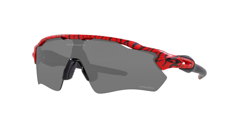 Men's Oakley Radar EV Path Red Tiger Sunglasses - RED/BLACK