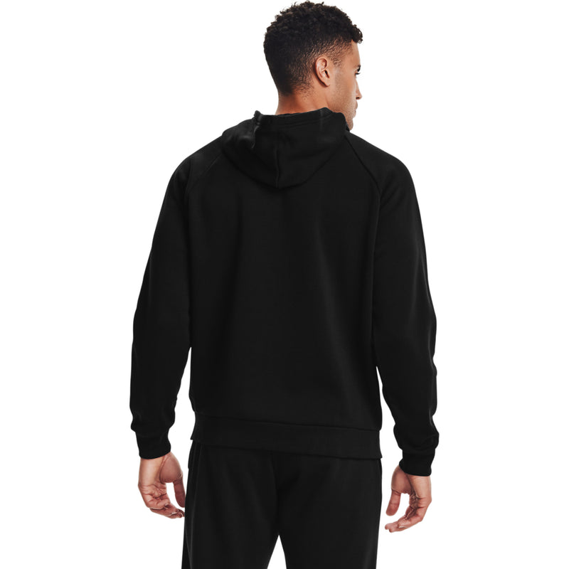 Men's Rival Fleece Full Zip Hood - 001 - BLACK