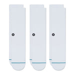 Men's Stance Icon 3-Pack Socks - WHITE