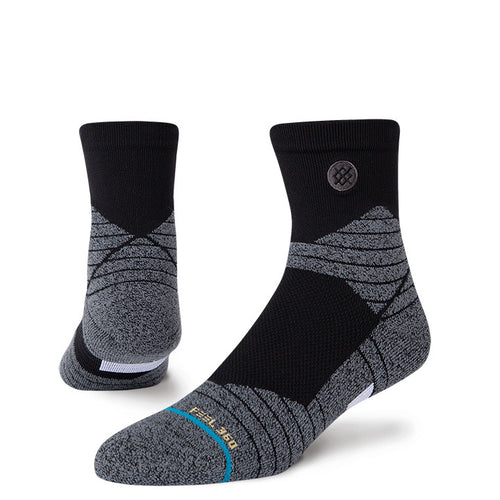 Men's Stance Icon Performance Quarter Socks - BLACK