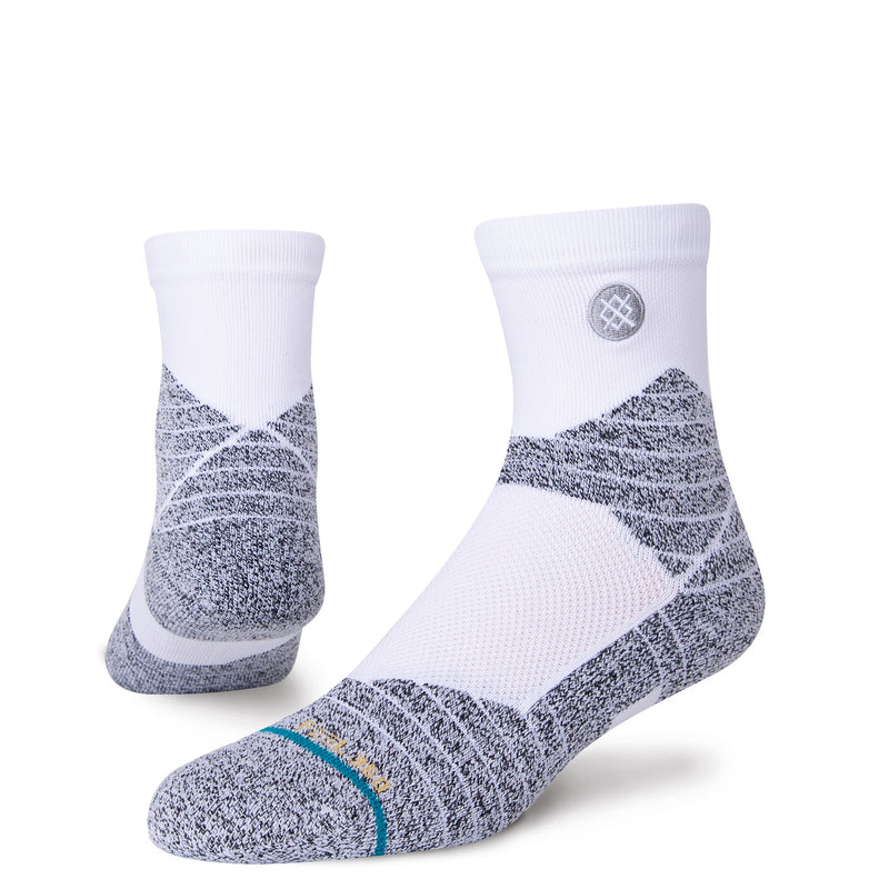 Men's Stance Icon Performance Quarter Socks - WHITE
