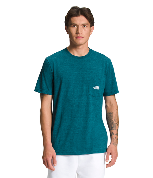 Men's The North Face Simple Logo Tri-Blend T-Shirt - EVPCORAL