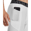 Men's Under Armour 6" Heatgear Short - 100 - WHITE/BLACK