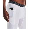 Men's Under Armour 9" Heatgear Short - 100 - WHITE/BLACK