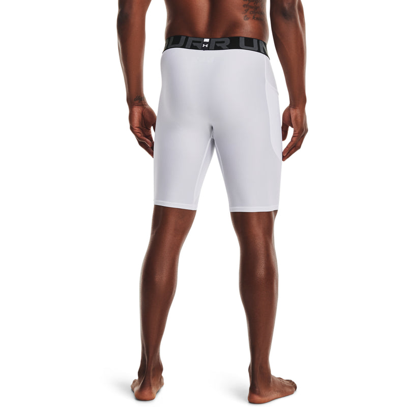 Men's Under Armour 9" Heatgear Short - 100 - WHITE/BLACK