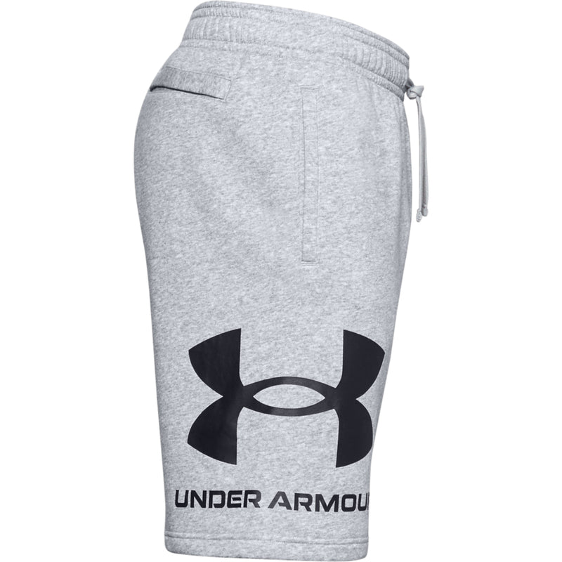 Men's Under Armour Big Logo Fleece Rival Fleece Short - 011 - GREY