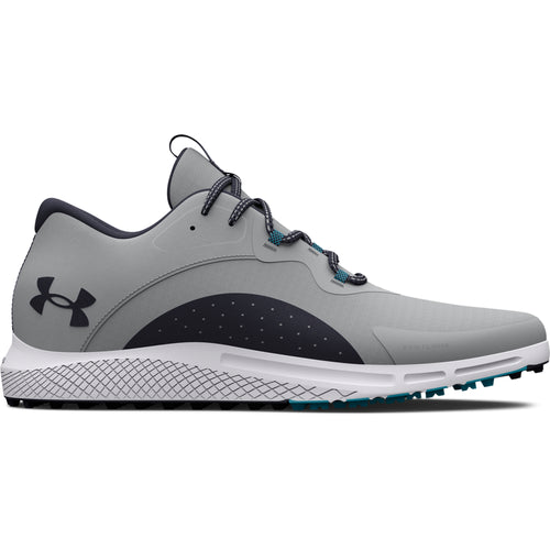 Men's Under Armour Charged Draw 2 Spikeless Golf Shoes - 101GRAY