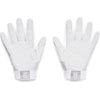 Men's Under Armour Clean Up 21 Batting Gloves - 101 - WHITE