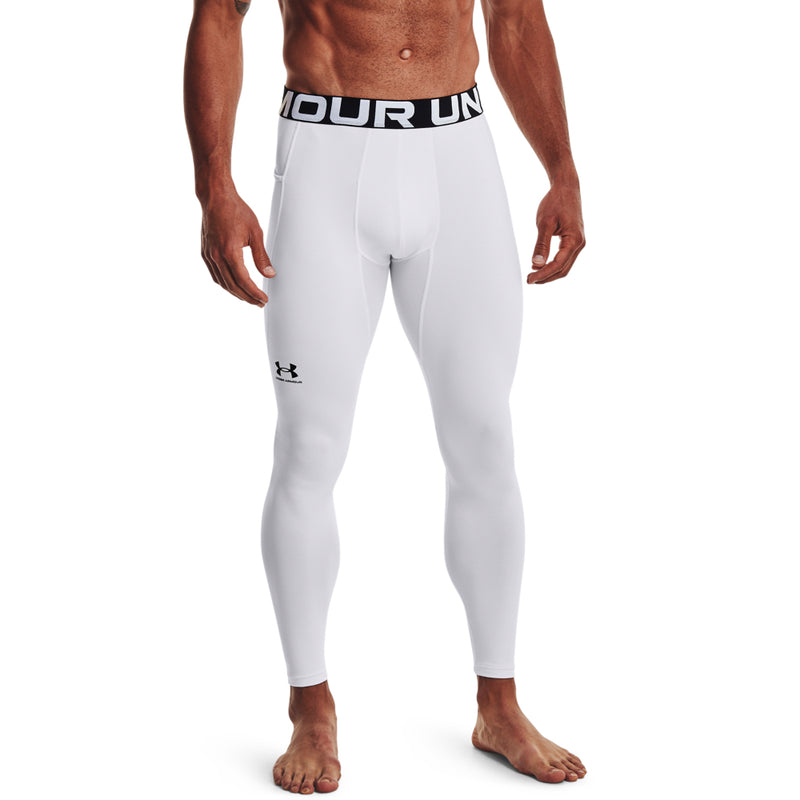 Men's Under Armour ColdGear Legging - 100 - WHITE/BLACK