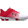 Men's Under Armour Leadoff Low RM Baseball Cleats - 600 - RED