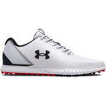 Men's Under Armour Medal Sl2 Golf Shoes - 100 - WHITE/BLACK