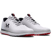 Men's Under Armour Medal Sl2 Golf Shoes - 100 - WHITE/BLACK