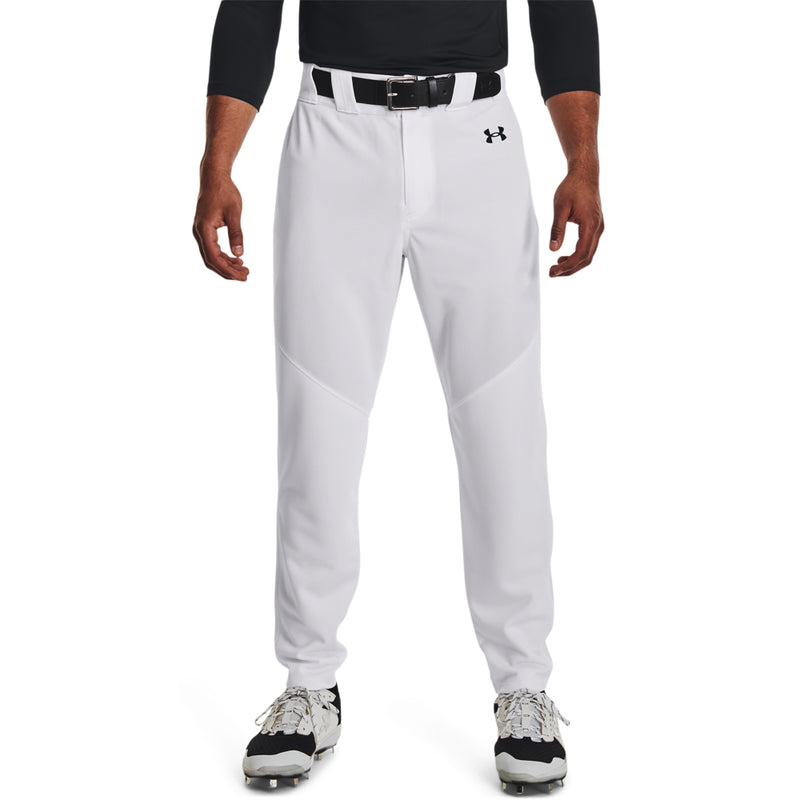 Men's Under Armour Utility Baseball Pants - 100 - WHITE/BLACK