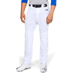 Men's Under Armour Utility Relaxed Pant - 100 - WHITE/BLACK