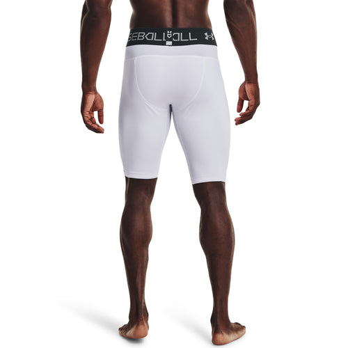 Men's Under Armour Utility Sliding Shorts - 100 - WHITE/BLACK