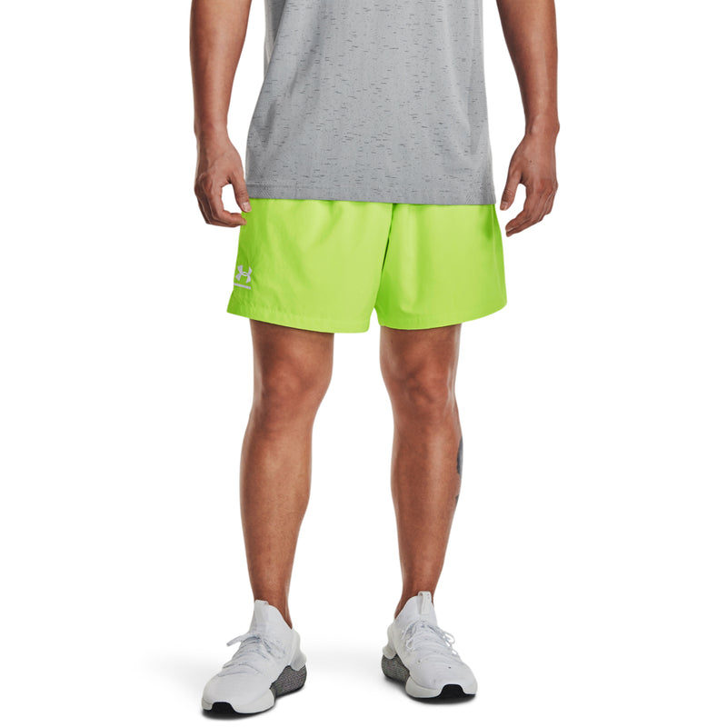 Men's Under Armour Woven Volley Short - 371 - LIME SURGE