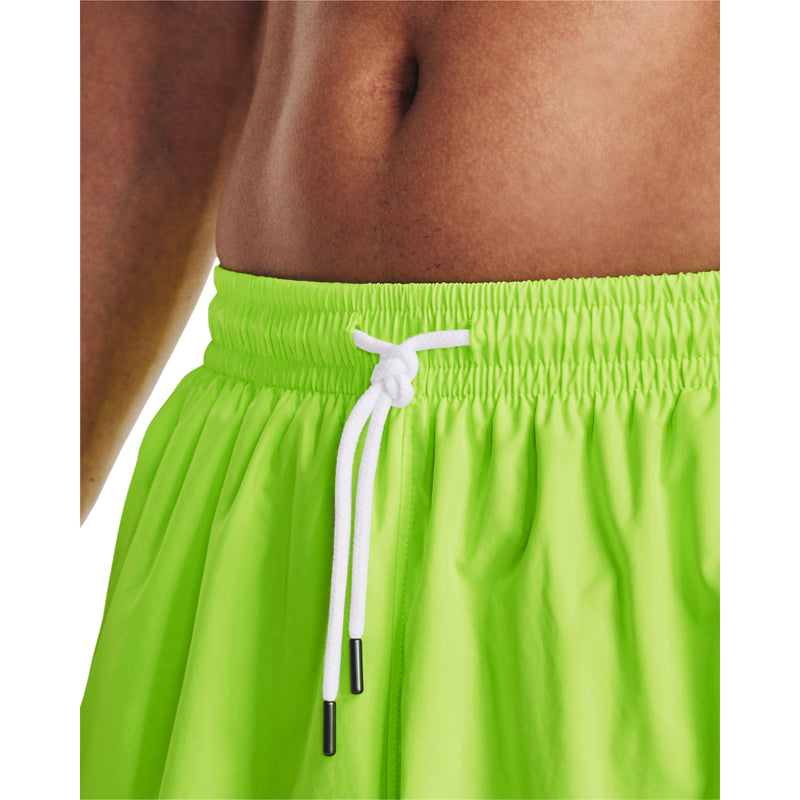 Men's Under Armour Woven Volley Short - 371 - LIME SURGE