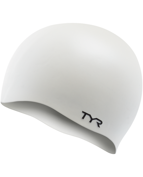 Men's/Women's Silicone Swim Cap - 100 - WHITE/BLACK