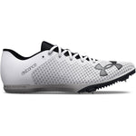 Men's/Women's Under Armour Kick Distance 4 Track Spikes - 100 - WHITE/BLACK