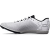 Men's/Women's Under Armour Kick Distance 4 Track Spikes - 100 - WHITE/BLACK