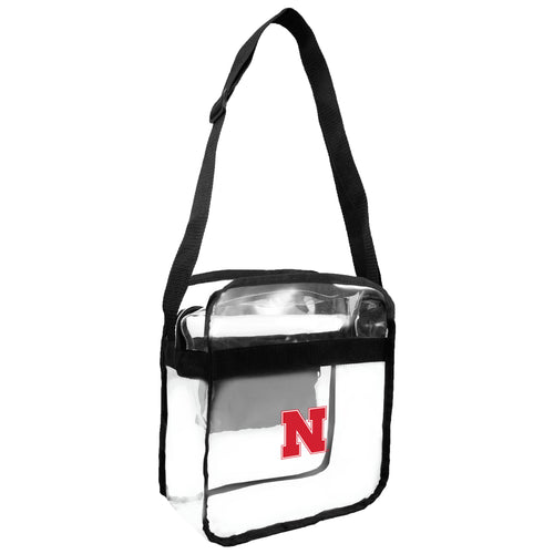 Nebraska Cornhuskers Clear Crossbody Carryall - UNEB