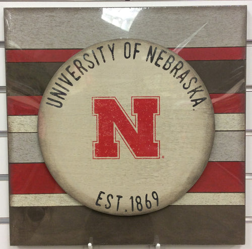 Nebraska Husker Established Plaque - NEBRASKA