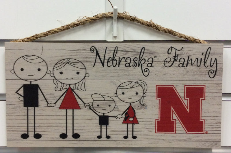 Nebraska Husker Fanstick Family - NEBRASKA