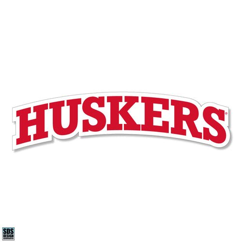 Nebraska Huskers 12" Huskers Dizzler Sticker - HUSKER
