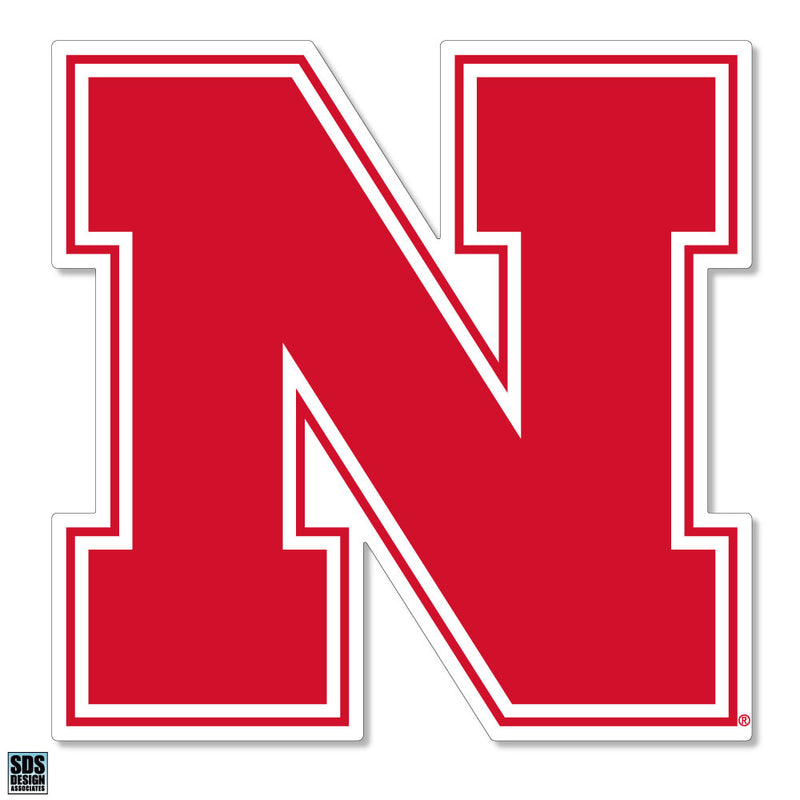 Nebraska Huskers 12" N Dizzler Sticker - NEBRASKA