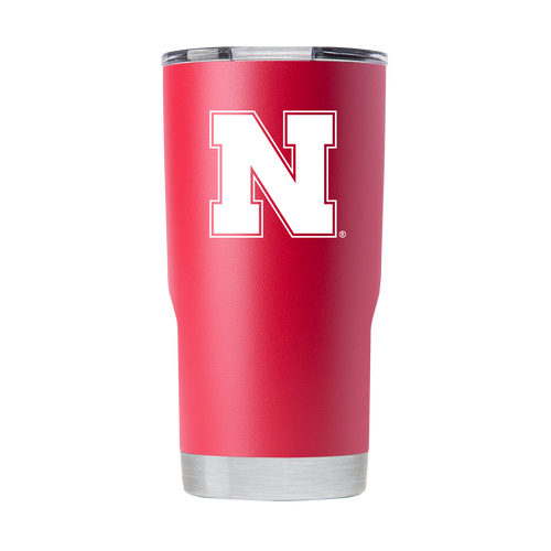 Nebraska Huskers 20oz Red Tumbler - NEBRASKA