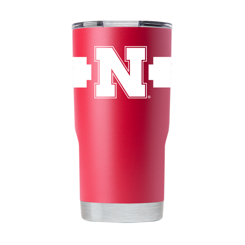 Nebraska Huskers 20oz Stripe Travel Mug - NEBRASKA