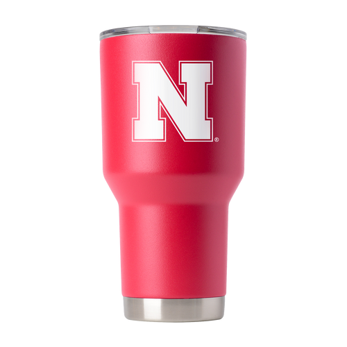 Nebraska Huskers 30oz Red Tumbler - NEBRASKA