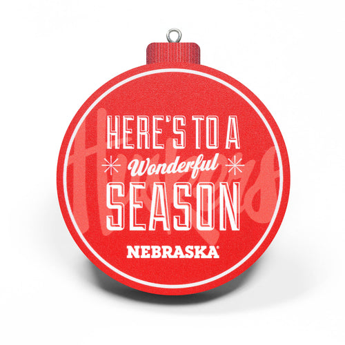 Nebraska Huskers 3D Logo Ornament - NEBRASKA