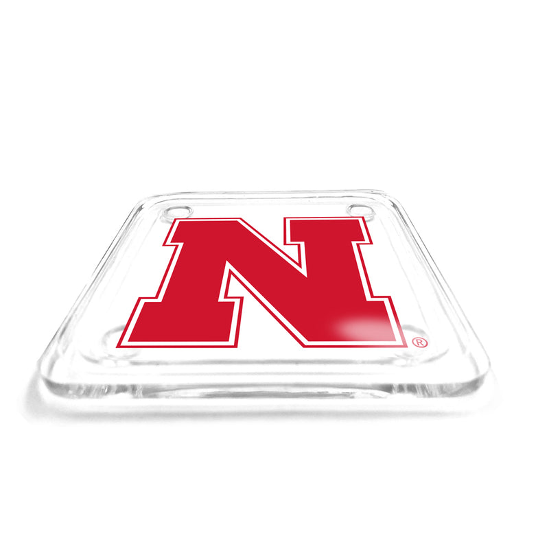Nebraska Huskers Acrylic Coaster 4-Pack - NEBRASKA