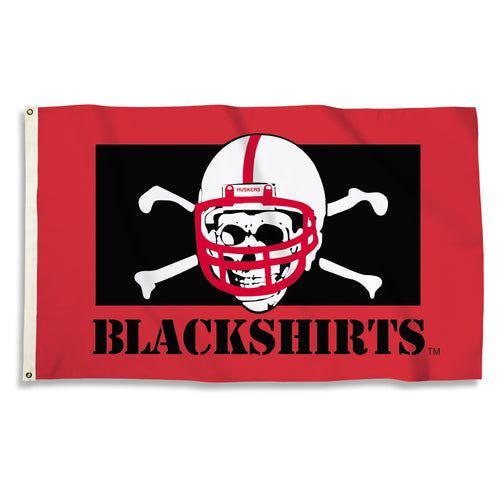 Nebraska Huskers Blackshirt (3x5) Flag - NEBRASKA