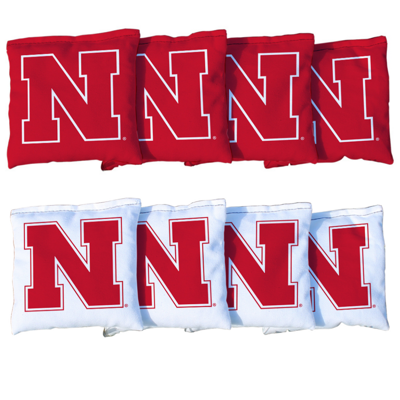 Nebraska Huskers Conrhole Bags - Set of 8 - HUSKER